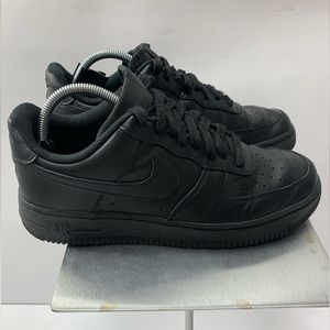 Nike Air Force 1 black low size 10